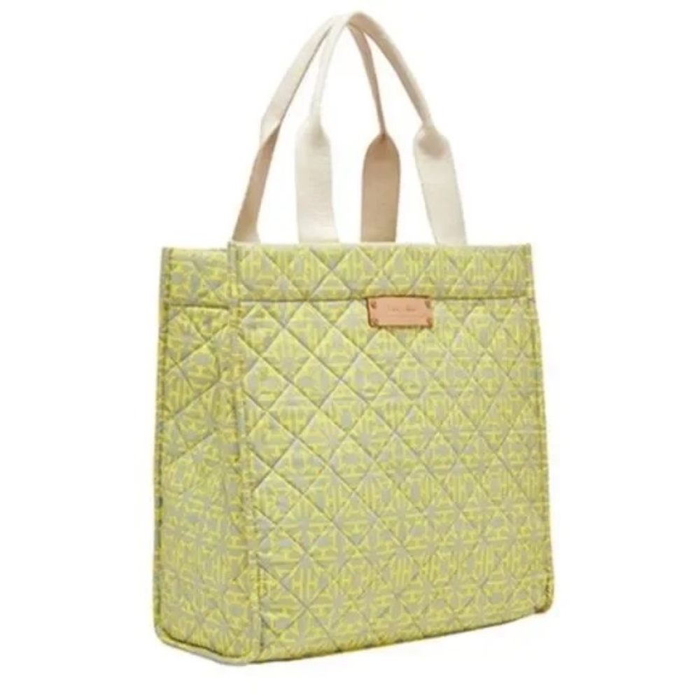 India Hicks Riviera Tote Rapeseed,Used - Picture 2 of 9